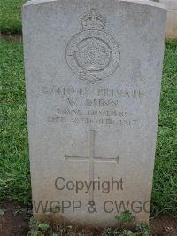 Dar Es Salaam War Cemetery - Dunn, W